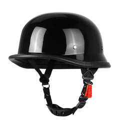 Motorcycle Half Helmet German Leather Vintage Helmet Casco Moto Motorcycle Open Face Helmet Biker Pilot DOT Certification S-XXL