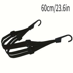 1Pc Motorcycle Elastic Suitcase with Safety Hook-Versatile Helmet Mesh Gear Transport Durable and Sleek for Daily Travel