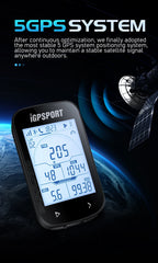 iGPSPORT BSC100S GPS Odometer Cycling Bike Computer Sensors Cycl Speedomet Riding Cycling Speedometer 2.6‘’ large screen