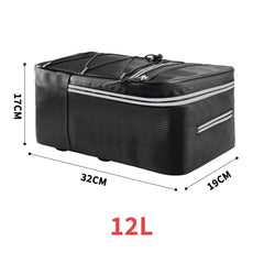 Riding Bike Rear Seat Bag Bicycle Luggage Carrier Rack Cycling Mountain MTB Bike Waterproof Travel Tail Bags Storage Accesories