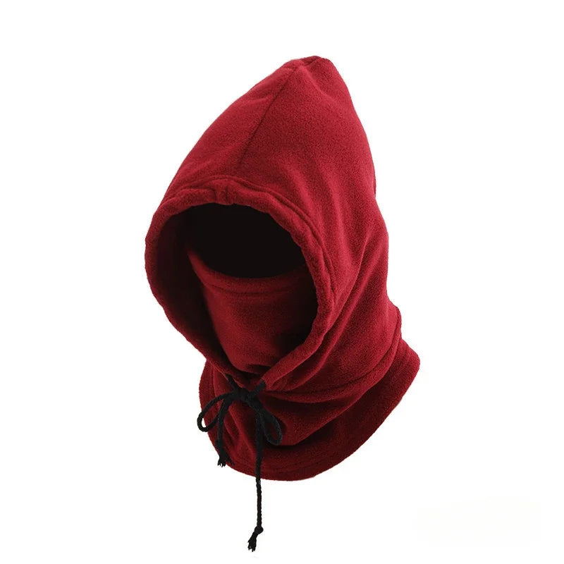 Winter Balaclava Hooded Scarf Warm Neck Gaiter with Hood for Outdoor  Activities, Cycling, Skiing Black, Pink, Khaki Red - Main Image