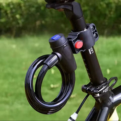 Bicycle chain lock metal anti-theft bicycle lock, with key, can protect and reinforce the bicycle to the maximum extent possible