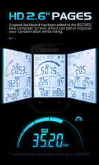 iGPSPORT BSC100S GPS Odometer Cycling Bike Computer Sensors Cycl Speedomet Riding Cycling Speedometer 2.6‘’ large screen
