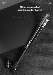 ESLNF Portable High-pressure 300psi Bike Air Pump with Gauge for Fork & Rear Suspension Shock Absorber Mountain Bicycle