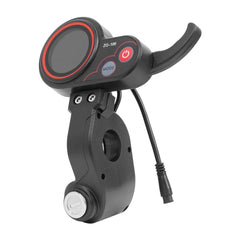 Electric Scooter Meter 6 Pin Display ZQ-100 LCD Display Mileage Meter Speed Adjustable for Electric Scooter Dashboard With Key