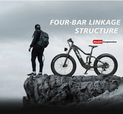 SAMEBIKE RS-A08 Fat Tire Electric Mountain Bike - US - Pogo Cycles