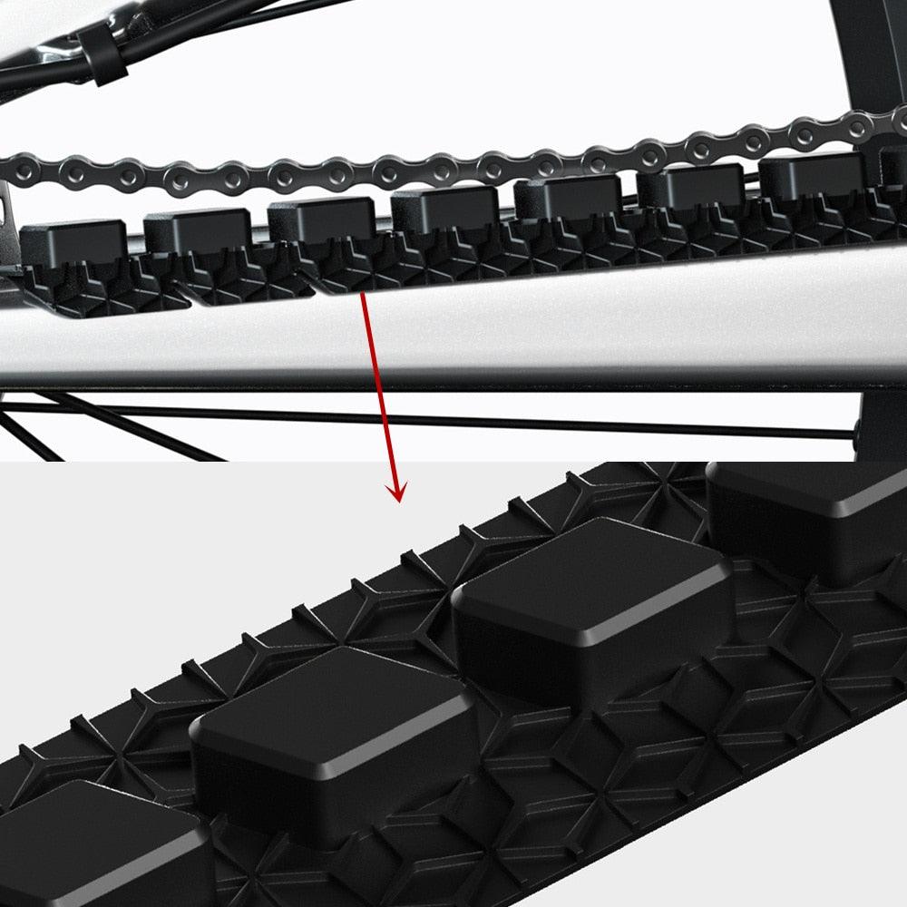 Marco de carretera de silicona 3D MTB Protección resistente a los arañazos  Cadena de bicicleta MTB Protectores publicados de la bicicleta Cubi Los  36x7cm Macarena Protector de cuadro de bicicleta