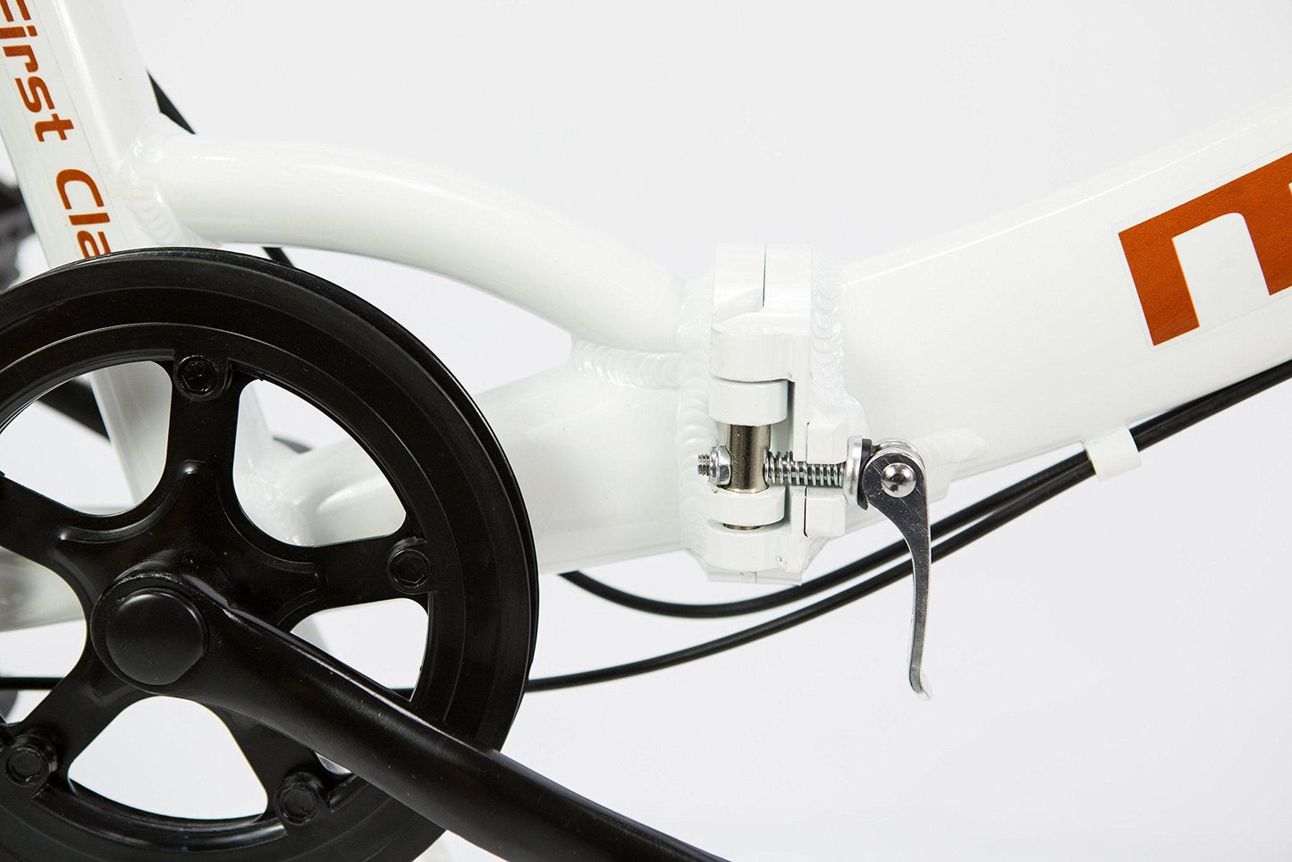 Moma Bikes, First Class Folding City bike 20", white, Aluminum, SHIMANO 6 Speeds, Comfort Saddle