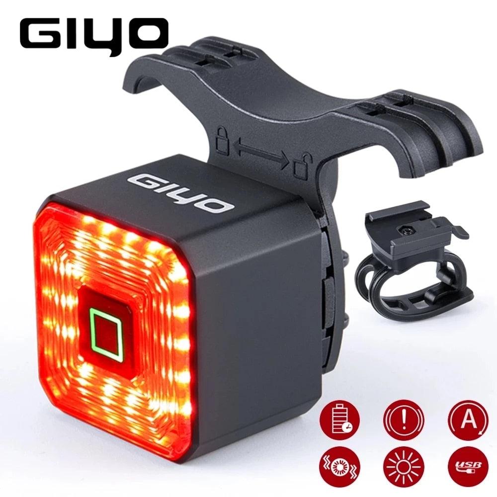 GIYO Smart Fahrrad Bremslicht Rücklicht USB Radfahren Licht Fahrrad La –  Pogo Cycles