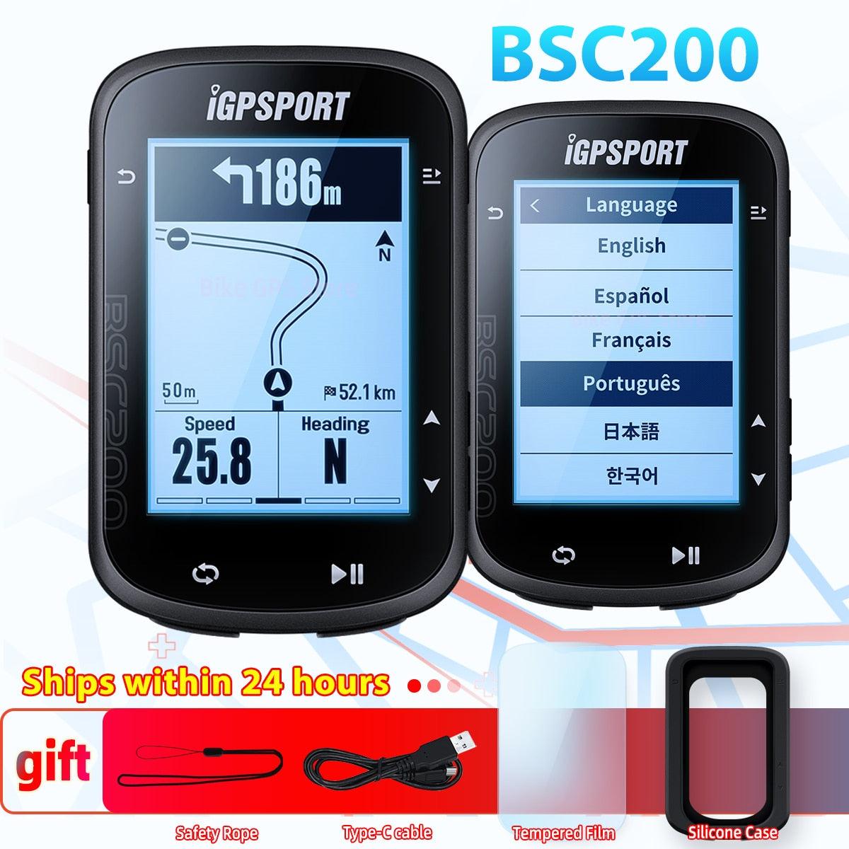 iGPSPORT BSC100S Fahrradcomputer GPS mit 2,6-Zoll-Bildschirm, ANT+