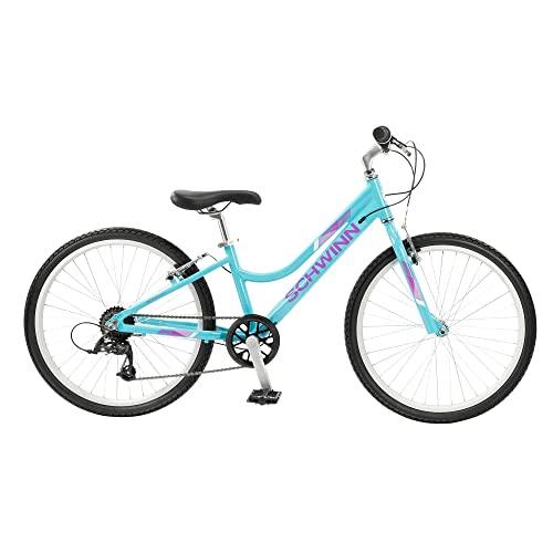 Bicicleta de montaña Schwinn Fleet para niñas de 24 pulgadas