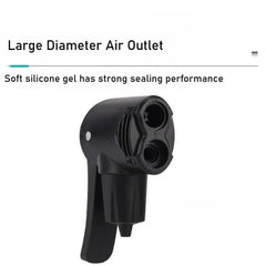 DOMEN Bicycle Air Pump Conversion Clip 2 In 1 Fast Conversion Head Clip Type Nozzle Car Tire Valve Pump Nozzle Adapter