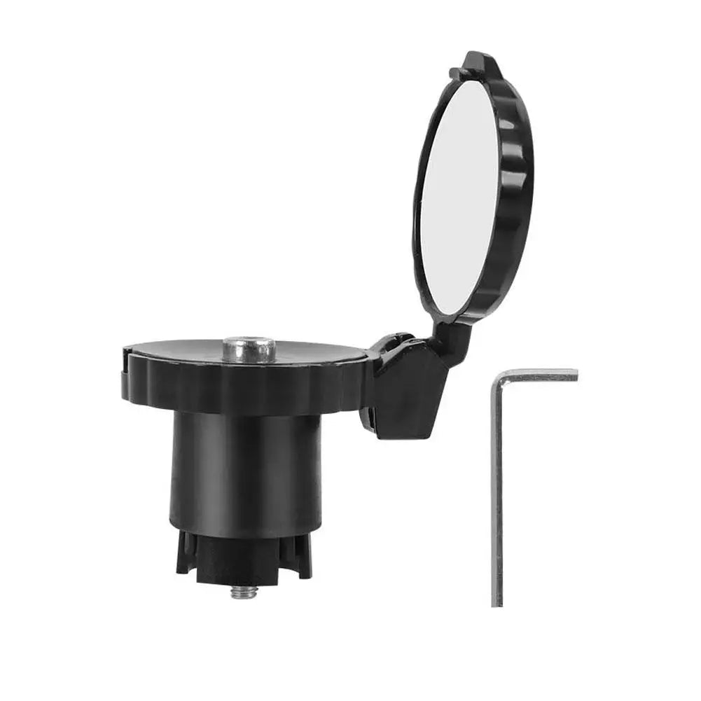 Cycling Handlebar Convex Mirror HD Adjustable Rotate Bike Handlebar Plug Rear View Mirror For MTB Road Bike Accessories