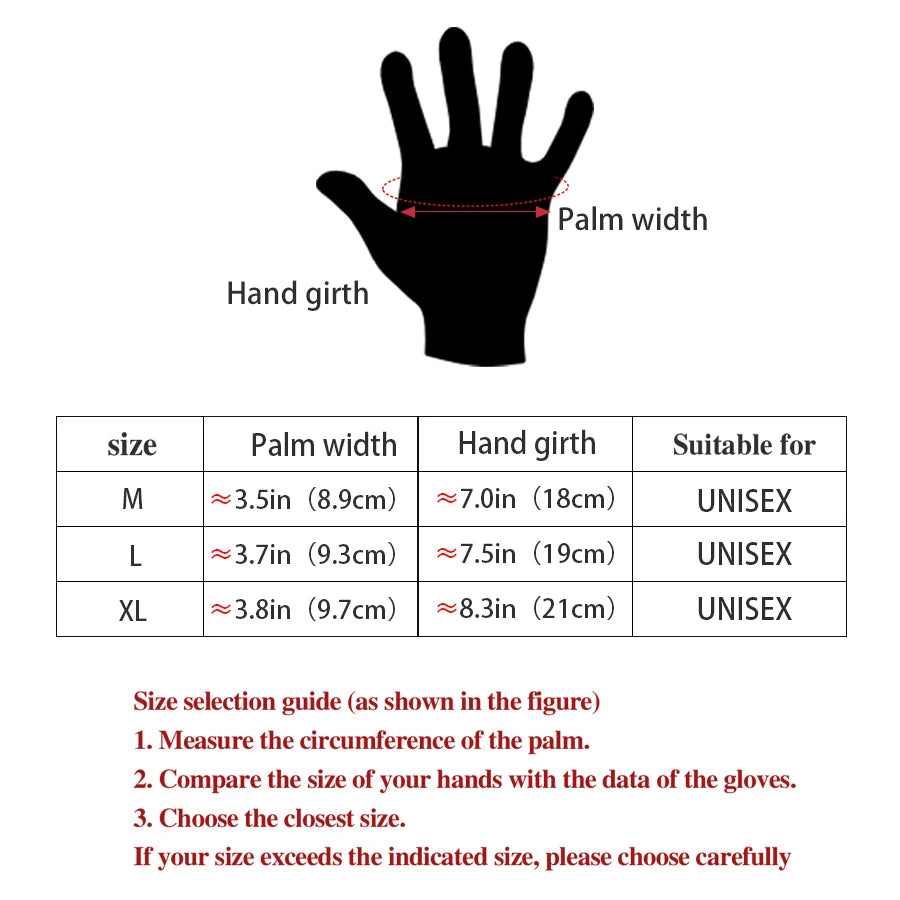 Outdoor motorcycle gloves with winter insulation and waterproof electric bike handle cover touch screen full finger riding equip