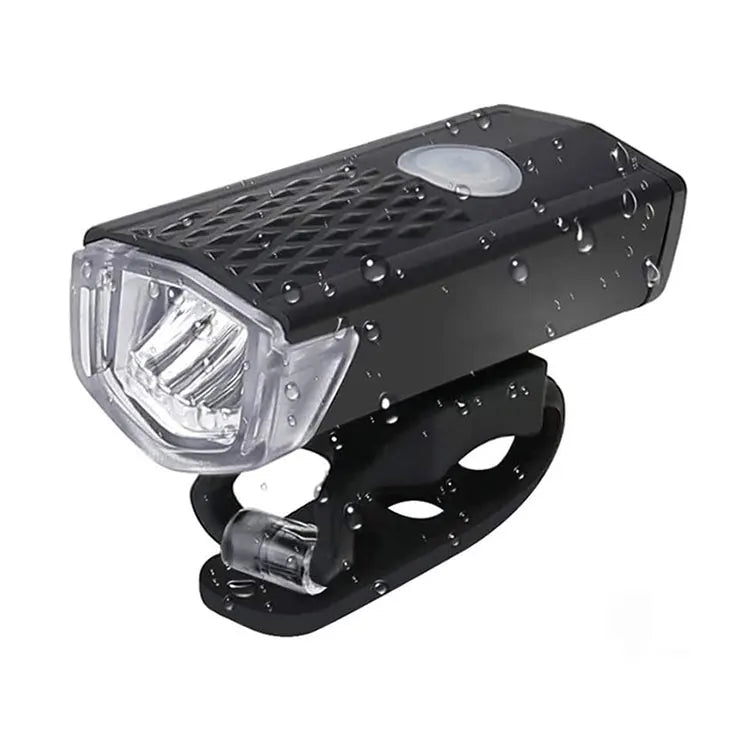 MTB Bike Front Lights USB LED Rechargeable Waterproof Mountain Bike Headlight Bicycle Light Warning Cycling Accessories