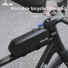 ESLNF Bike Tube Bag Mountain Road Bike Large Capacity Hard Shell Waterproof Front Handlebar Pack Bike Riding Equipment