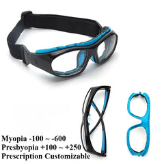 Basketball Eyeglasses Myopia Football Goggle Cycling Bicycle Bike Eyewear Outdoor Sport Glasses Prescription Customizable Lenses