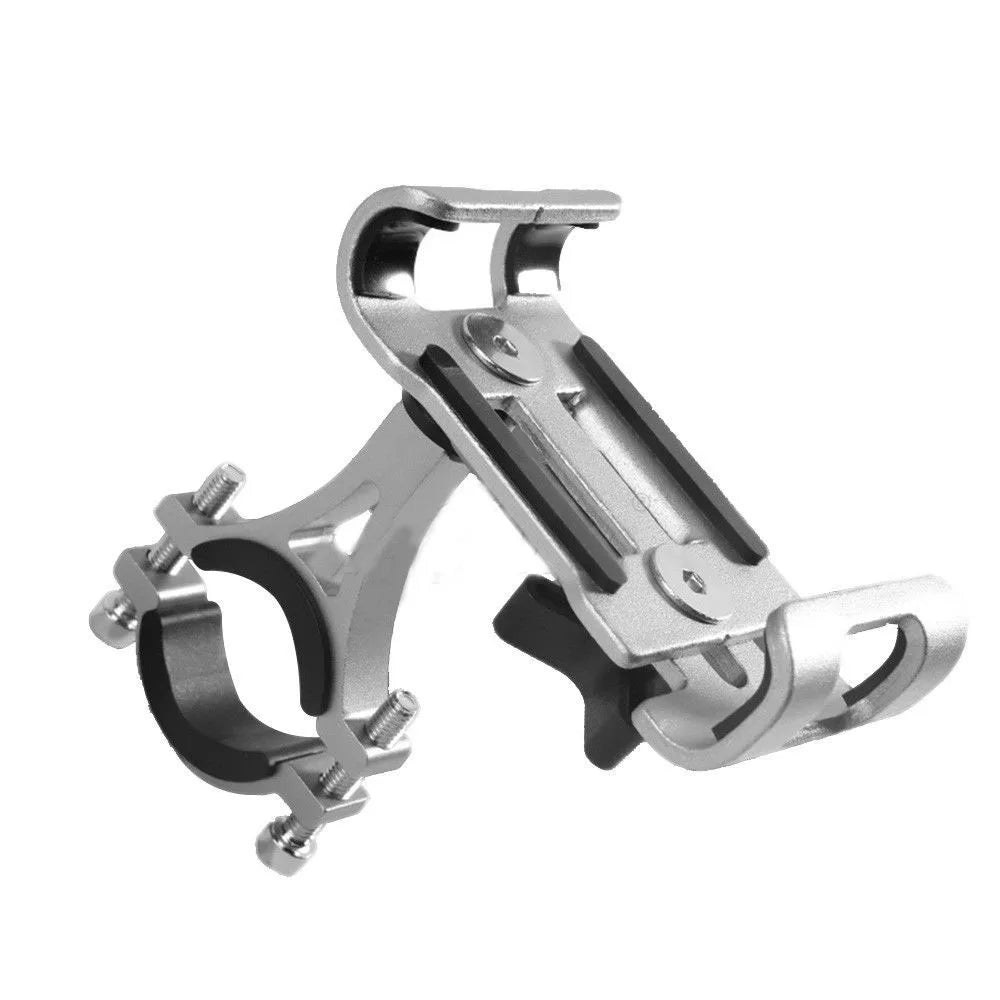 Aluminum Alloy Bike Phone Holder  Anti-slip Bracket Metal Motorcycle GPS Clip Universal Cycle Bicycle Phone Stand
