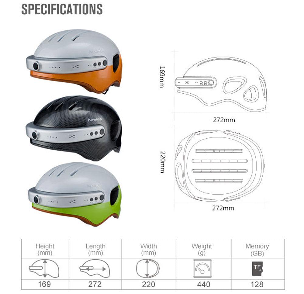Airwheel C5 -The Smart Bicycle Helmet - Pogo Cycles available in cycle to work