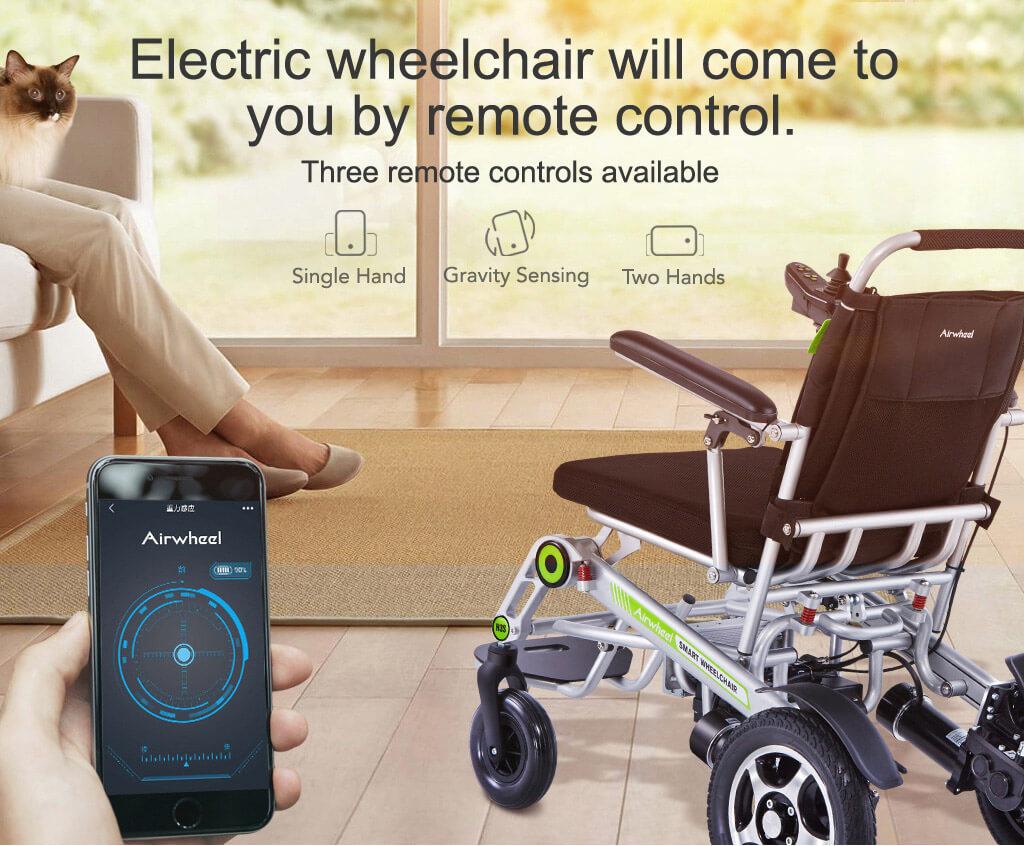 Airwheel H3T Full-Automatic Folding Electric Wheelchair - Pogo Cycles available in cycle to work