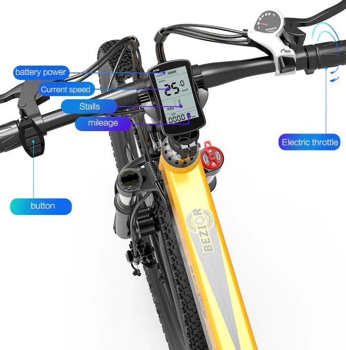 Bezior S700 LCD Control Display Meter - Pogo Cycles