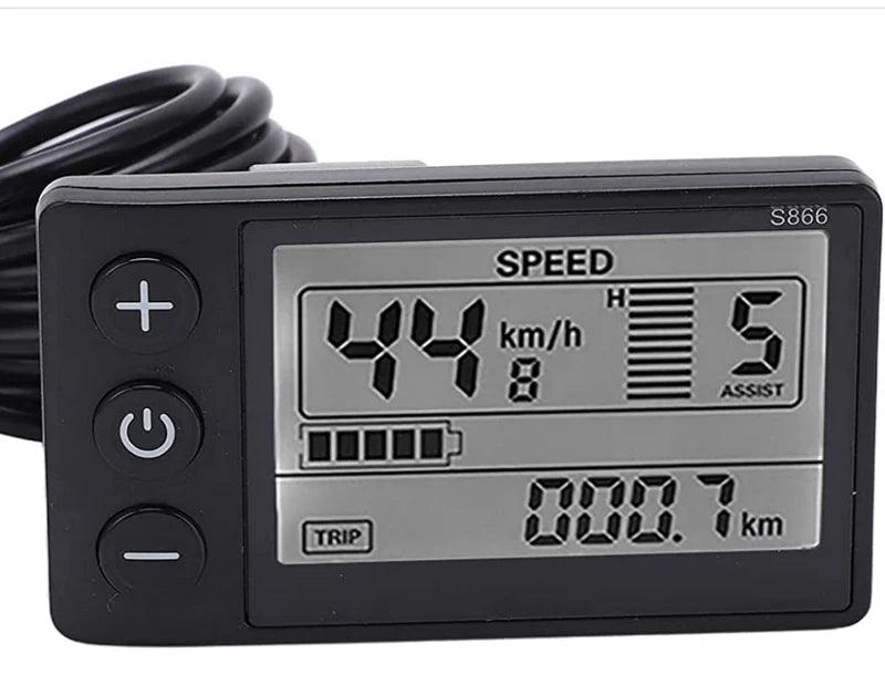 Bezior S866 LCD Control Display Meter - Pogo Cycles
