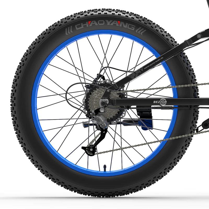 Bezior X PLUS Bicycle Original Front and Rear Wheel Without Tires - Pogo Cycles