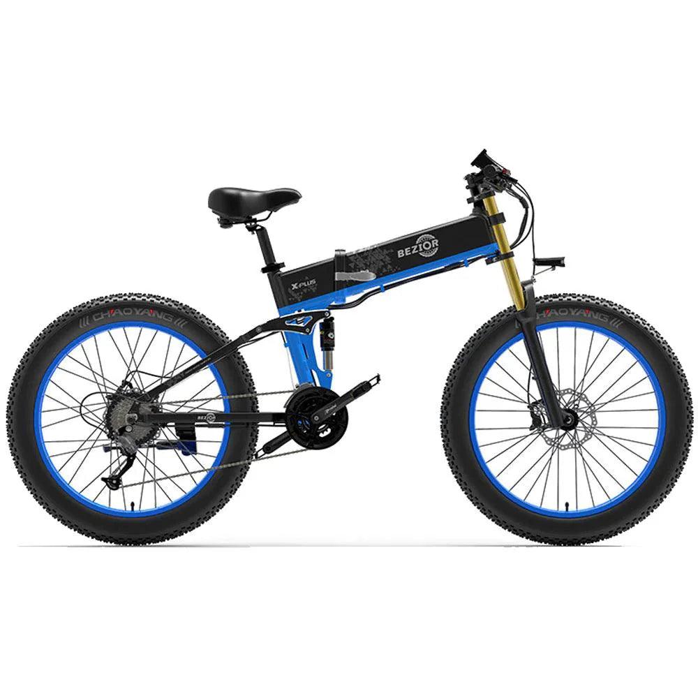 Bezior X Plus Electric Mountain Folding Electric Bike - US - Pogo Cycles