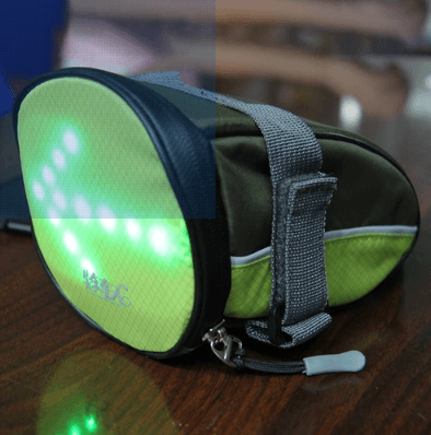 Bicycle Taillight Bag with signal indicator (30 days shipping) - Pogo Cycles available in cycle to work