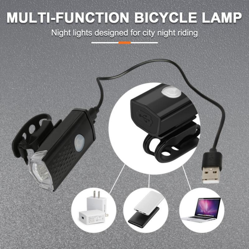 Bike Front Bicycle Lights Rear Taillight Rechargeable Headlight LED Flashlight Lantern Lamp Bicycle Safety Ciclismo Фонарик - Pogo Cycles