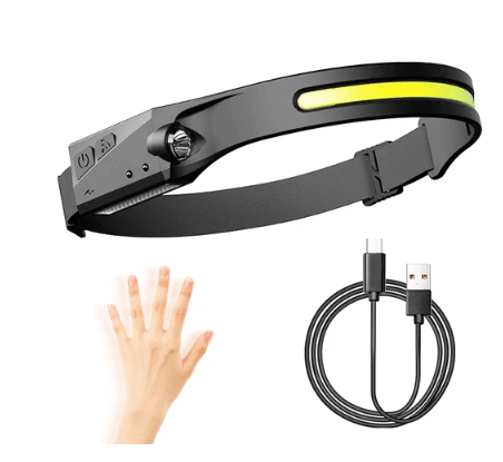 COB LED Headlamp Sensor Headlight - Pogo Cycles available in cycle to work