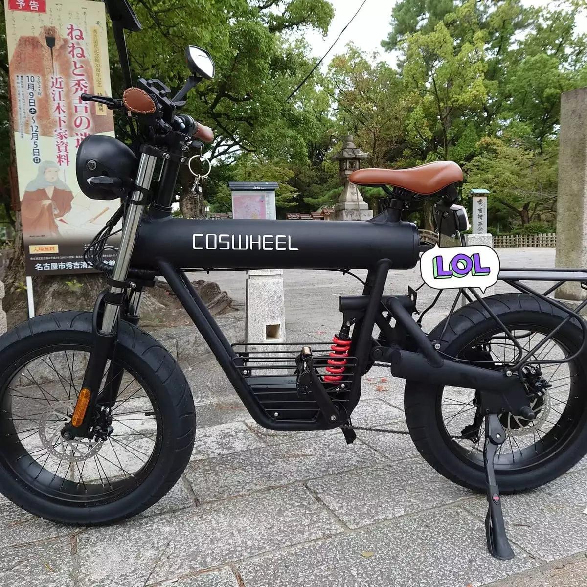 Coswheel T20R Cargo Electric Bike - Pogo Cycles available in cycle to work