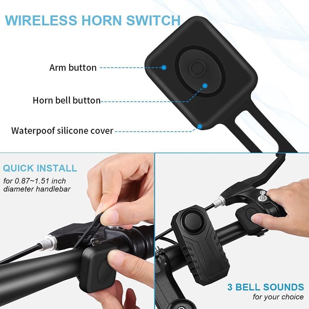 Cycala Wireless Bicycle Horn Alarm - Pogo Cycles