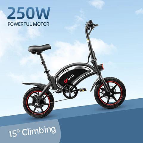 DYU D3F Upgraded Folding Electric Bike - US - Pogo Cycles