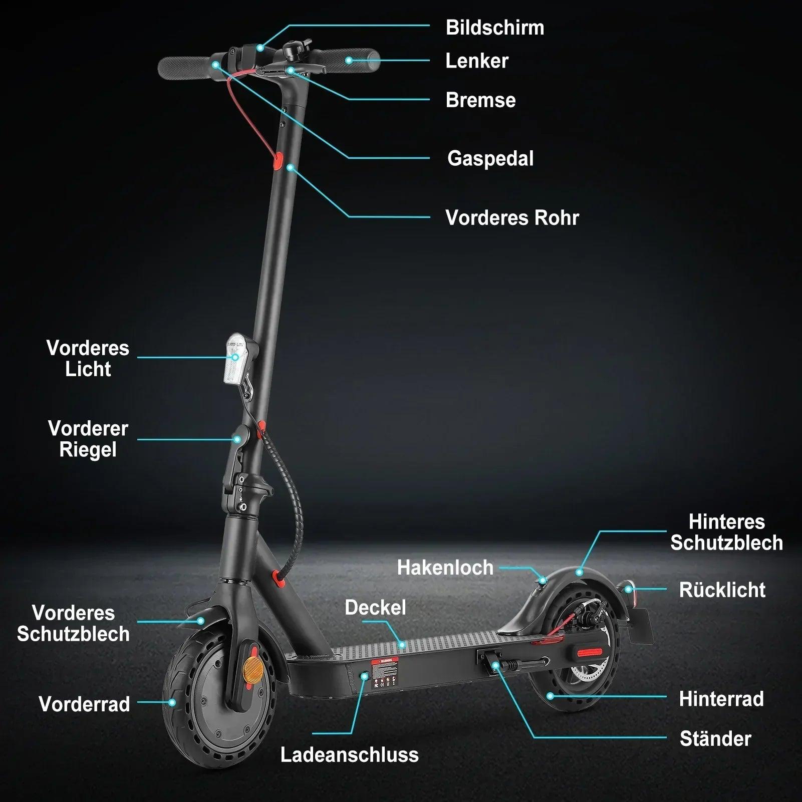 E9 Pro (ABE,eKFV) Electric Scooter - Pogo Cycles available in cycle to work