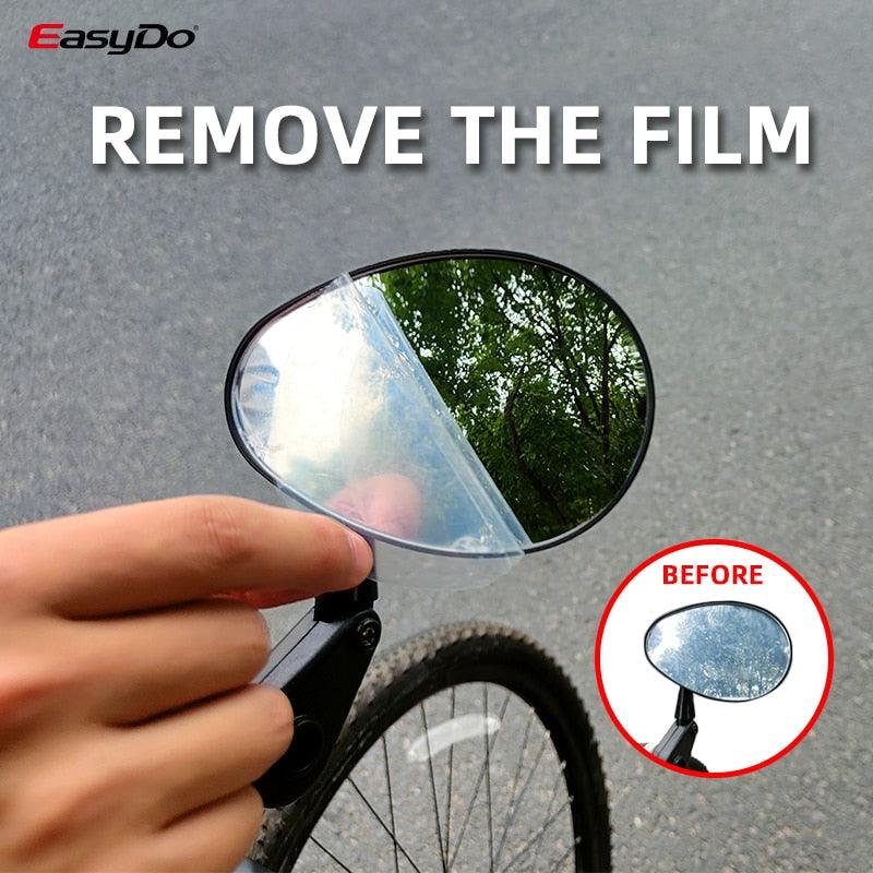Easy Do Bicycle Handlebar Rear View Mirror 360 Rotate - Pogo Cycles
