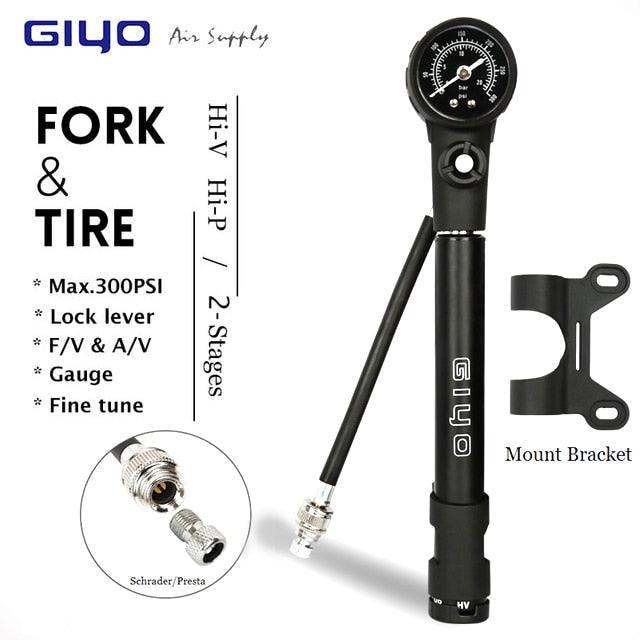 Giyo MTB Shock Fork Pump - Pogo Cycles