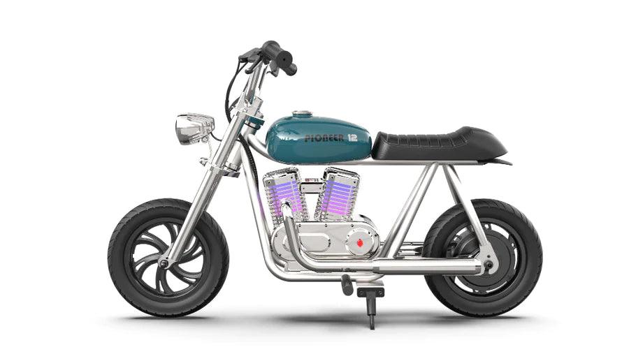HYPER GOGO Pioneer 12 Plus Electric Chopper Motorcycle for Kids - Pogo Cycles