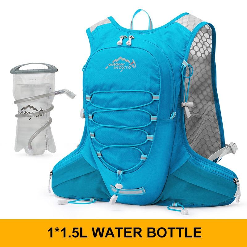 INOXTO-Portable waterproof bicycle backpack, 10 liters, water bag, suitable for outdoor sports, mountaineering, hiking, hydratio - Pogo Cycles
