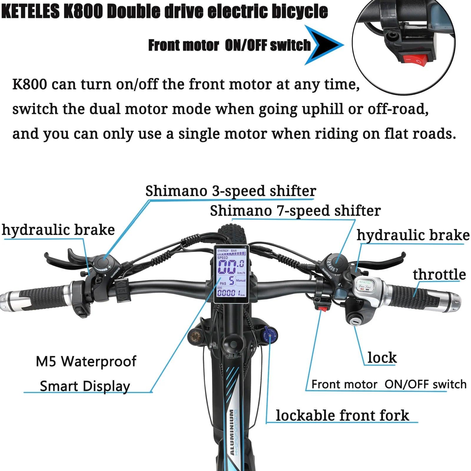 KETELES K800 single/Dual Motor Electric Bike - Preorder - Pogo Cycles