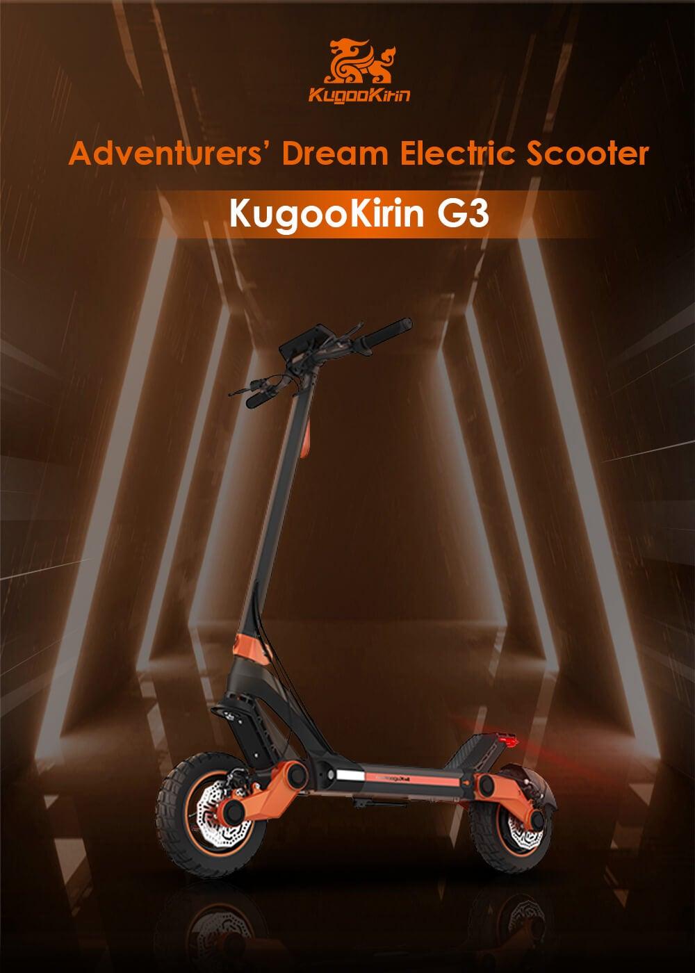 Kugoo Kirin G3 Adventurers Electric Scooter-2022 Edition - Pogo Cycles available in cycle to work