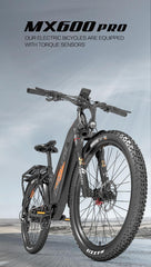 Lankeleisi MX600 Pro Electric Trekking Bike - US - Pogo Cycles