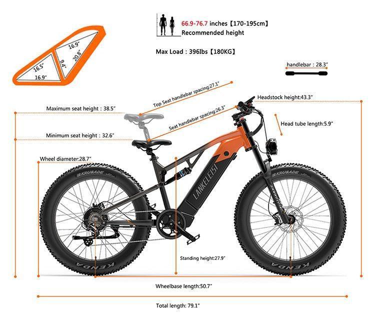 Lankeleisi RV700 Electric Mountain Bike - US - Pogo Cycles