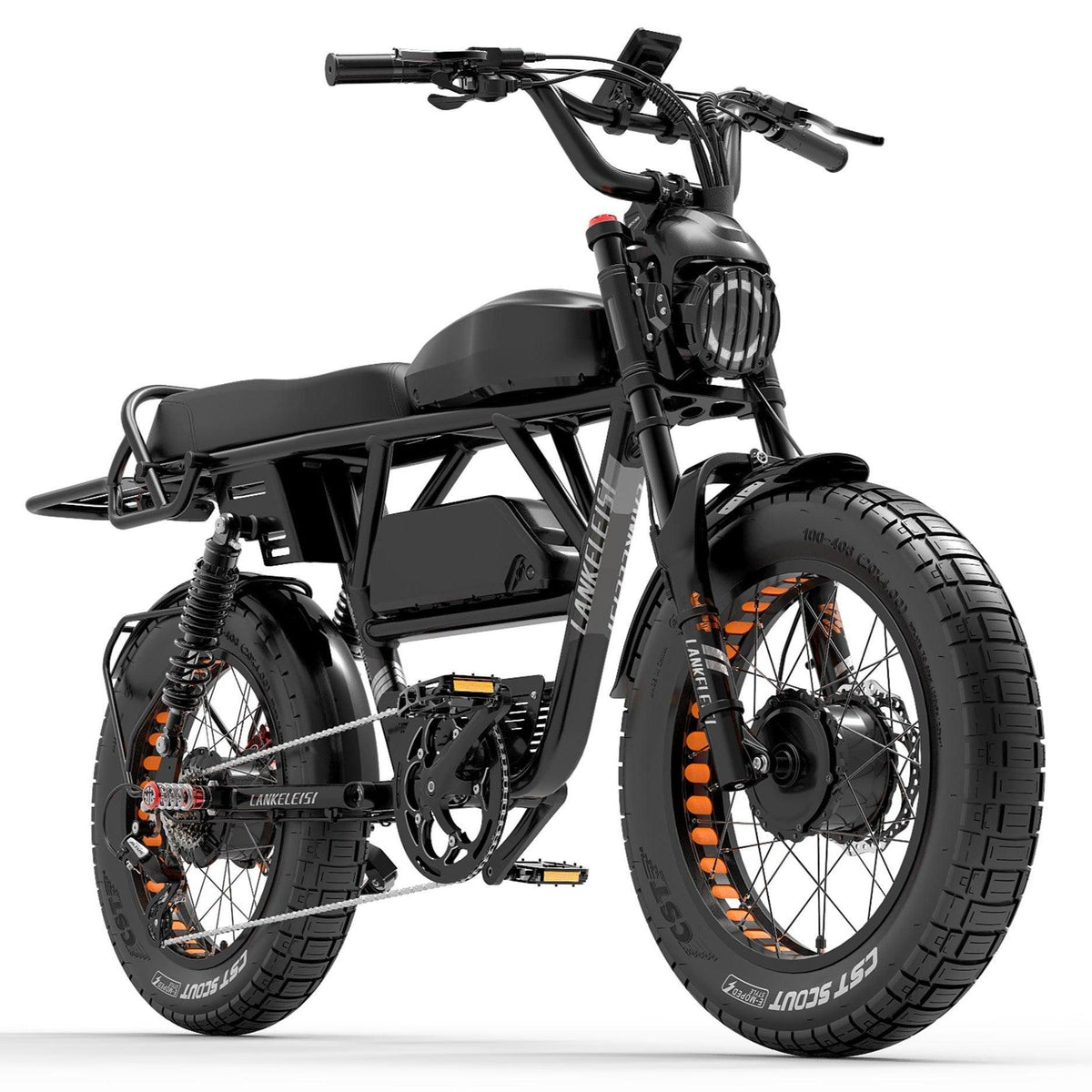 LANKELEISI X-Black Knight Dual Motor Electric Bike - US - Pogo Cycles