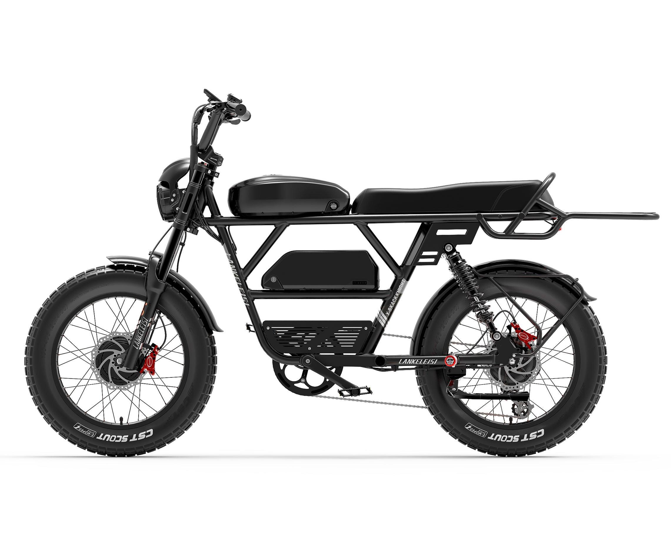 LANKELEISI X-Black Knight Dual Motor Electric Bike - US - Pogo Cycles