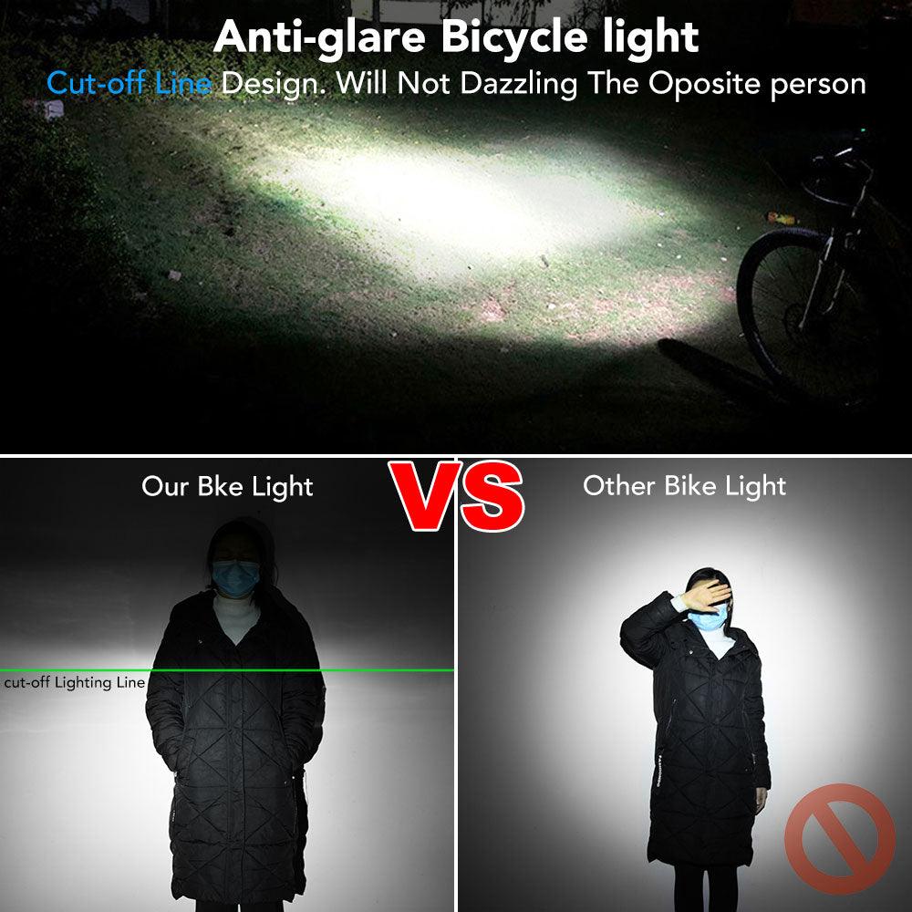 NEWBOLER Bicycle Light Front 6000Lumen Bike Light 8000mAh Waterproof Flashlight USB Charging MTB Road Cycling Lamp Accessories - Pogo Cycles