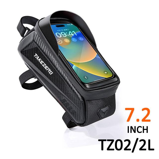 NEWBOLER Bike Bag 2L Frame Front Tube Cycling Bag Bicycle Waterproof Phone Case Holder 7.2Inches Touchscreen Bag Accessorie - Pogo Cycles