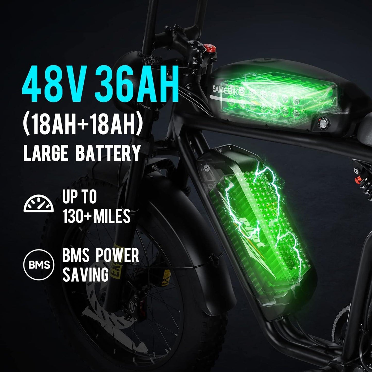Samebike M20-III Electric Bike - Pogo Cycles