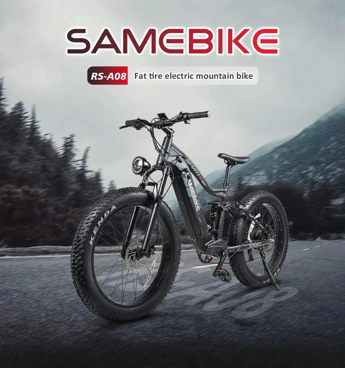 SAMEBIKE RS-A08 Fat Tire Electric Mountain Bike - US - Pogo Cycles