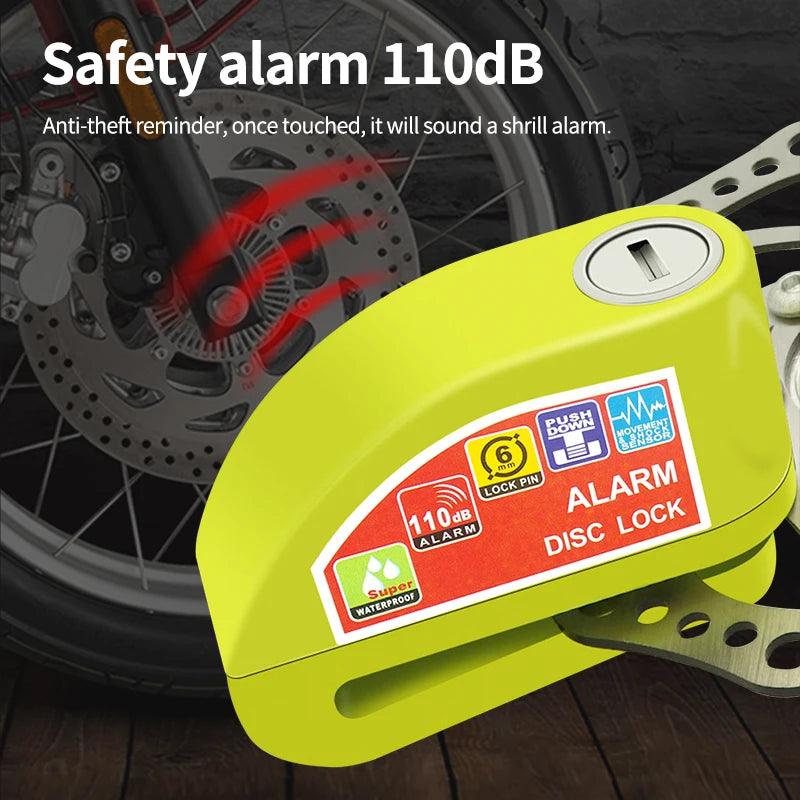 Siren Disc Lock To Prevent Thefts - Pogo Cycles